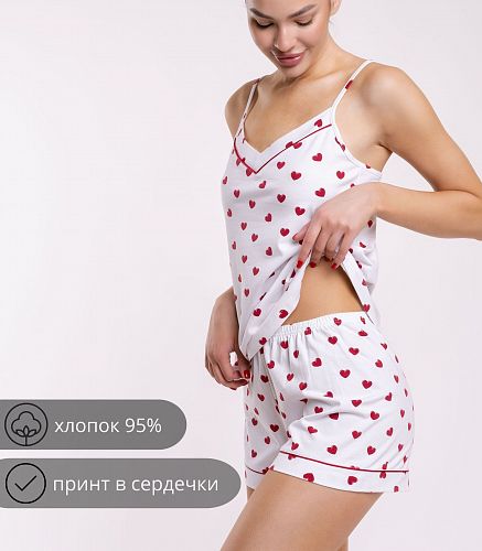 Пижама женская (майка, шорты) 5096/28