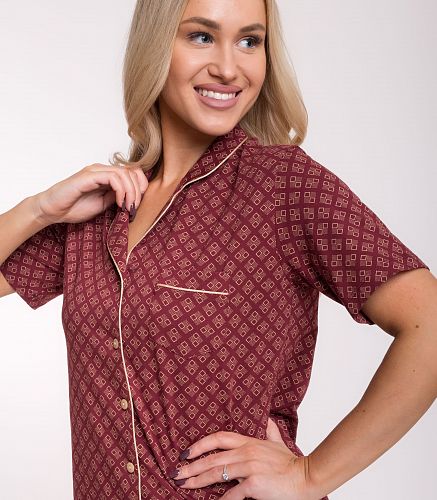 Пижама женская (блуза, шорты) 5404/43