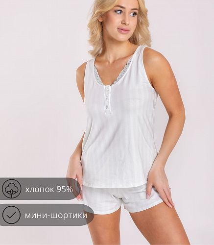 Пижама женская (майка, шорты) 5058/36