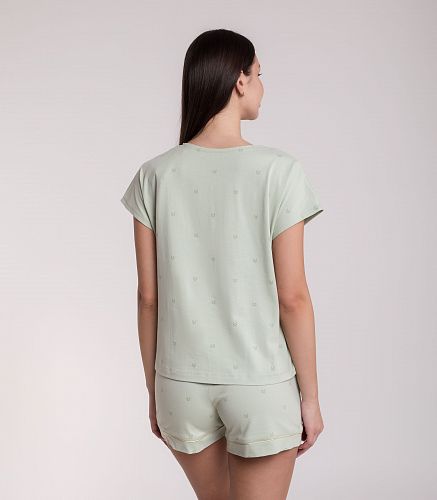 Комплект для дома женский (жакет , шорты) 6728/6