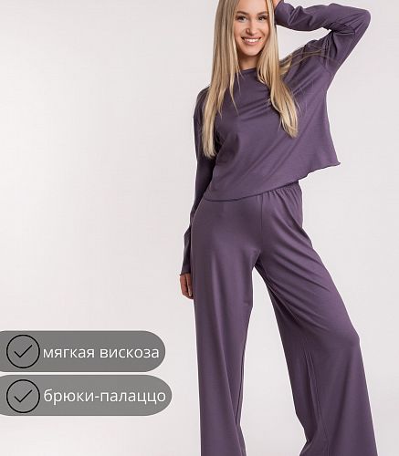 Комплект для дома женский (джемпер, брюки) 6884/11
