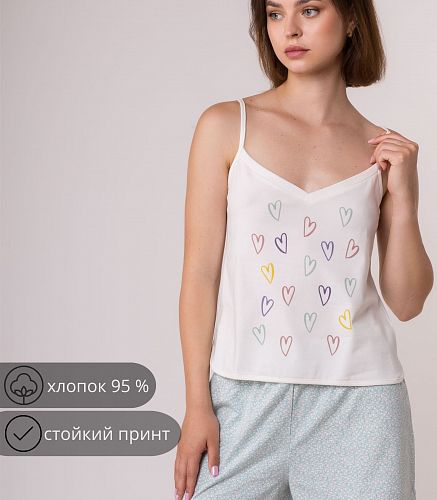Пижама женская (майка, шорты) 5688/20