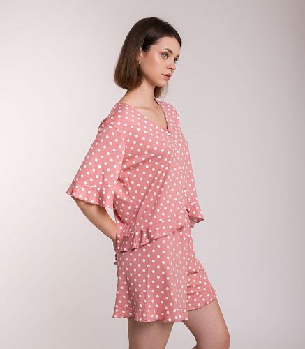 Пижама женская (блуза, шорты) 5058/42